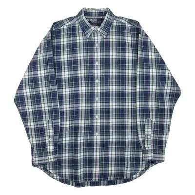 POLO RALPH LAUREN Blake Mens Shirt Blue Check Long Sleeve L