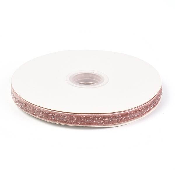 Single Face Sparkle Velve Ribbon