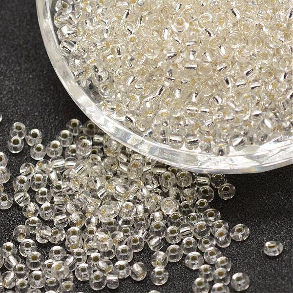 6/0 Transparent Glass Round Seed Beads