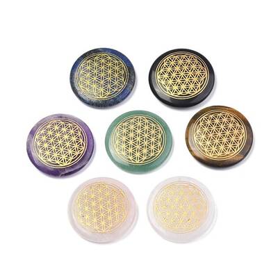Chakras Themed Natural Mixed Gemstone Cabochons