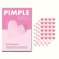 Heart Shaped Hydrocolloid Pimple Patch, 120/240pcs Professional Acne Cover Sticker, Facial Pimple Zits Cover, Skin Care Produ...