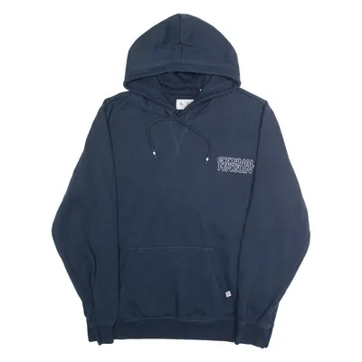 ORIGINAL PENGUIN Mens Blue Hoodie XL