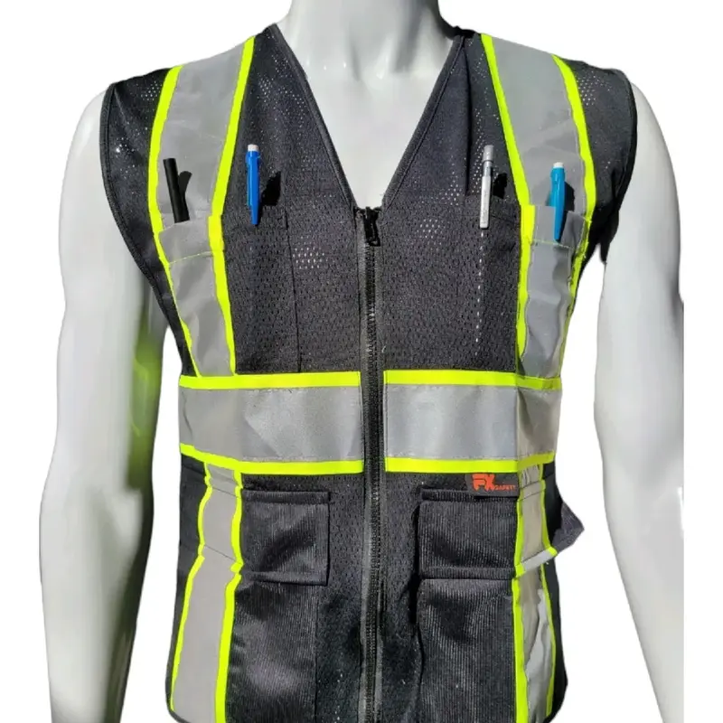 TFX Hi-Viz Safety Vest with Reflective Stripes