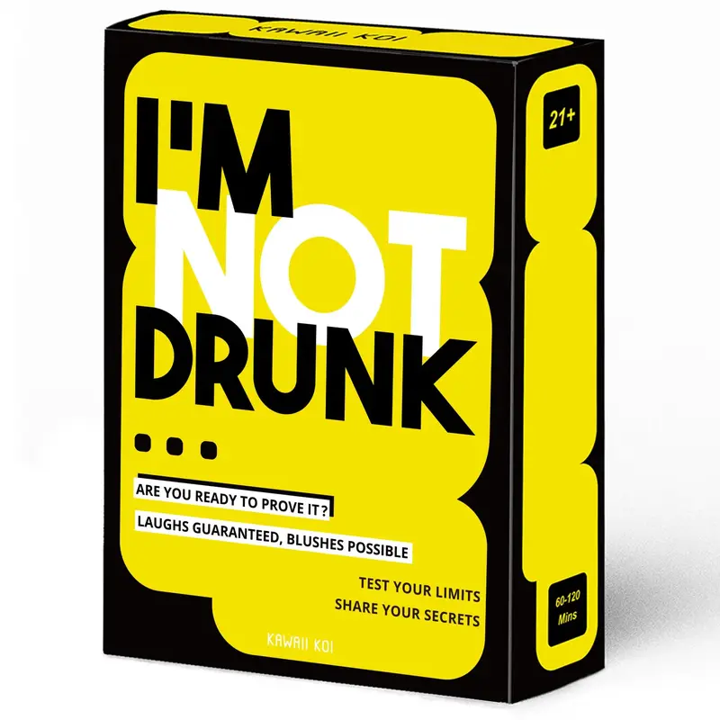 Letter Pattern Party Drinking Cards, 1 Box Hilarious Drinking Game Cards, Men Gifts, Game Nights Birthday Gift & Bachelor Par...