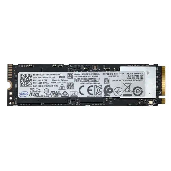 00UP738 Lenovo 256GB Triple-Level Cell PCI Express 3.0 x4 NVMe M.2 2280 Solid State Drive