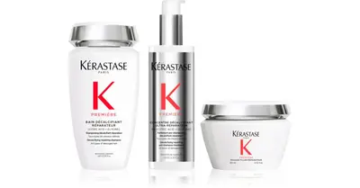 Kérastase First convenient package for damaged hair maschera treatment and shampoo