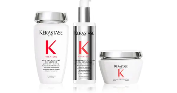 Kérastase First convenient package for damaged hair maschera treatment and shampoo