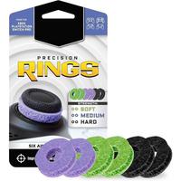 Precision Rings for PlayStation 4, PS5, Xbox One, XBX, Switch Pro & Scuf Controller (Black/Purple/Green) - Aim Assist Motion ...