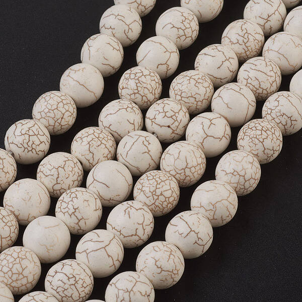 Synthetic Magnesite Beads Strands