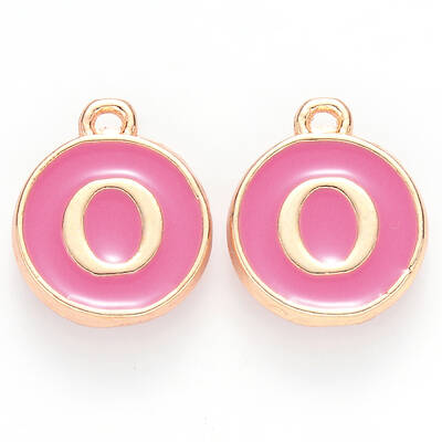 Golden Plated Alloy Enamel Charms