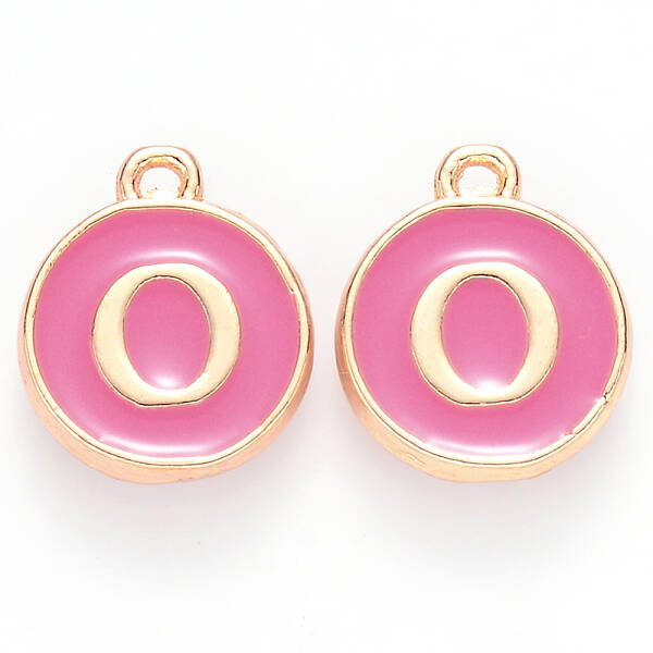 Golden Plated Alloy Enamel Charms
