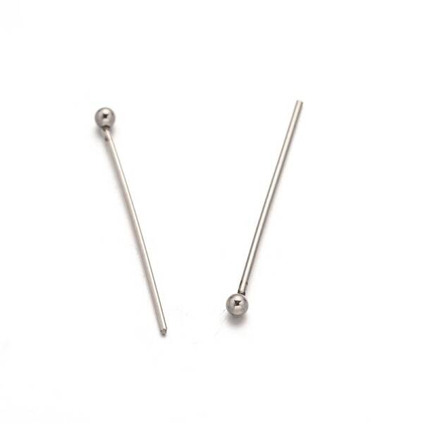 Tarnish Resistant 304 Stainless Steel Ball Head Pins