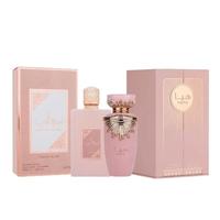 2 Pack of Asdaaf Ameerat Al Arab Prive Rose and Haya Spray for Women, 3.4 Ounce by Lattafa - Floral Fruity Fragrance