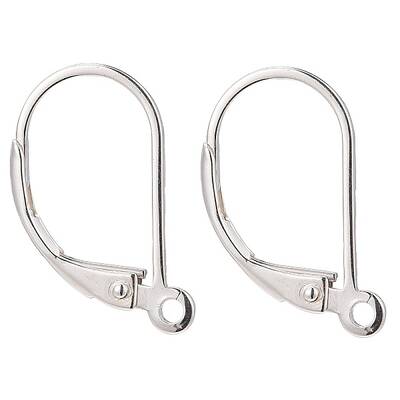 925 Sterling Silver Leverback Earring Findings