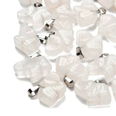 Natural Quartz Crystal Pendants