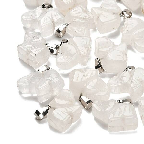 Natural Quartz Crystal Pendants