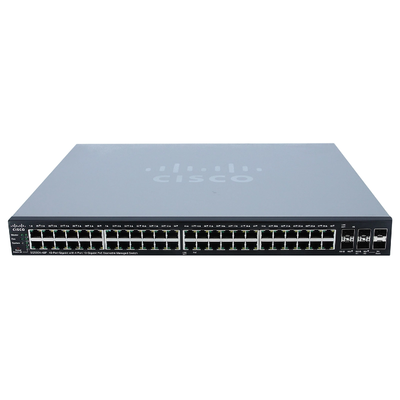 Cisco SG500X-48P-K9 | Small Business 500 Series SG500X-48P 48 x Ports PoE+ 10/100/1000Base-T + 2 x Ports SFP+ Combo + 2 x Por...