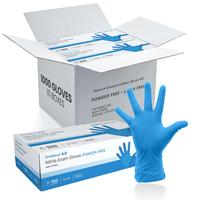 100pcs  Powder-free nitrile gloves are suitable for foodservice, laboratory operations, and are available in a variety of col...