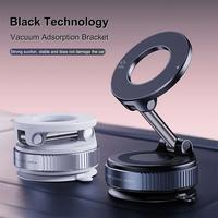 360° Adjustable Vacuum Magnetic Phone Holder, Foldable & Telescopic, ABS Material, Ideal for iPhone 16/15/14/13/12, Perfect ...