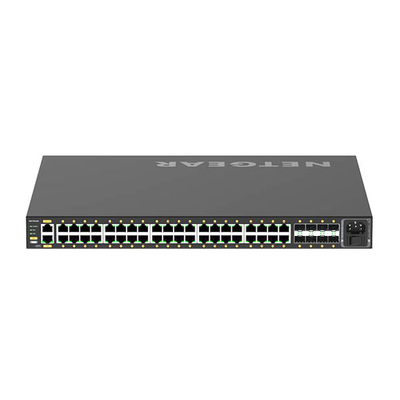 Netgear GSM4248PX-100NAS | M4250 Series M4250-40G8XF-PoE+ 40 x RJ-45 Ports PoE+ 1000Base-T + 8 x SFP+ Ports Layer 3 Managed 1...