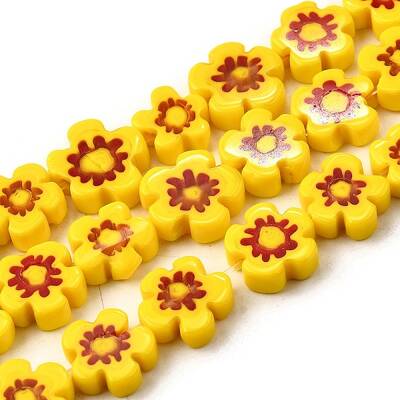 Handmade Millefiori Glass Bead Strands