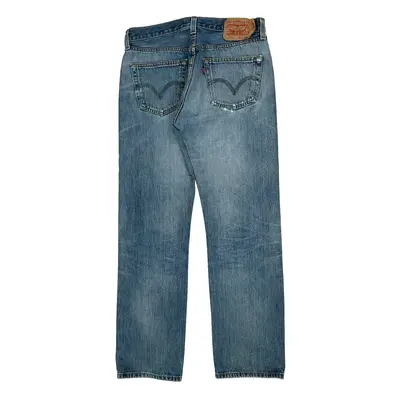 501 Levis Jeans - 32W 31L Blue Cotton
