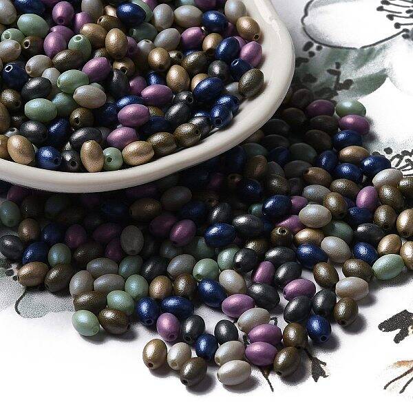 Baking Painted Glass Seed Beads