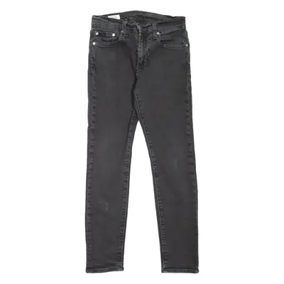 LEVI'S 512 BIG E Jeans Mens Black Slim Tapered W27 L30