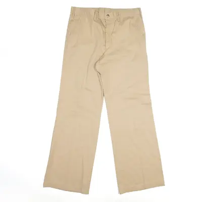 MCGREGOR Chino Trousers Beige Relaxed Straight Womens W32 L30
