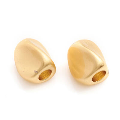 Matte Style Brass Beads