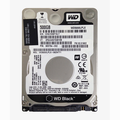 805754-002 HP 500GB 7200RPM SATA 6Gb/s 32MB Cache SFF 2.5-inch Hard Drive