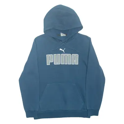 PUMA Mens Blue Hoodie S