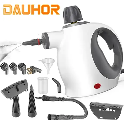 SummerNew Pressurized Handheld Multifunction-Surface Natural Steam Cleaner,Steam Mop,New Upgraded Large Capacity Water Tank a...