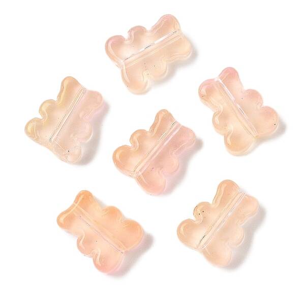 Transparent Spray Paint Glass Beads