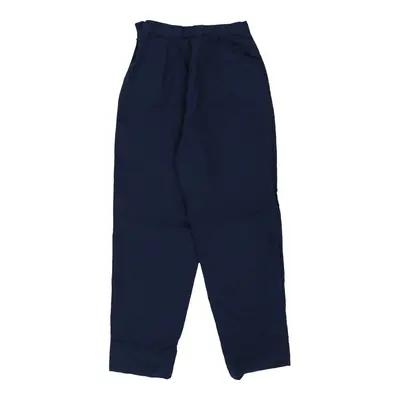 Missoni Trousers - 24W UK 6 Navy Cotton Blend