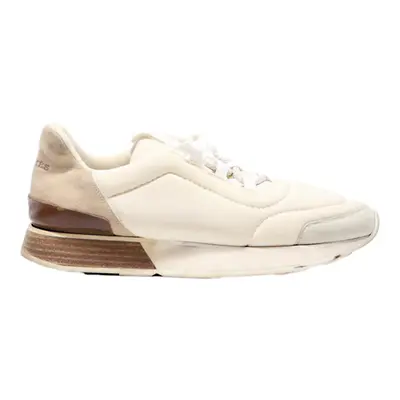 HERMES Sneaker Trainers Beige Synthetic Womens UK 6