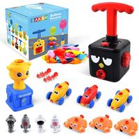 Balloon Car Launcher STEM Kit For Ages 3+, Duck Frog Bird Air-Powered Racing Set With 6 Vehicles & Games, Motor Skills Activi...