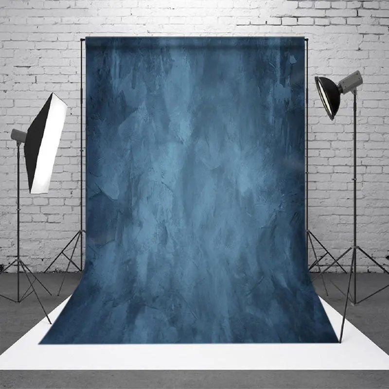 Abstract Dark Blue White Texture Photography Backdrop - Aperturee