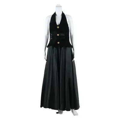 YOUR SIXTH SENSE Womens Day Dress Black Viscose Sleeveless Long L