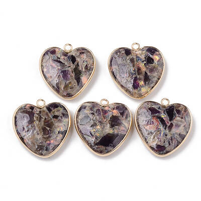 Synthetic Amethyst Pendants