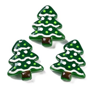 Christmas Theme Handmade Lampwork Beads