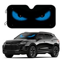Evil Eyes Car Windshield Sun Shade Demonic Sunshade Block UV Rays Protector Keep Your Vehicle Cool Sun Shield Visor Cover Fol...