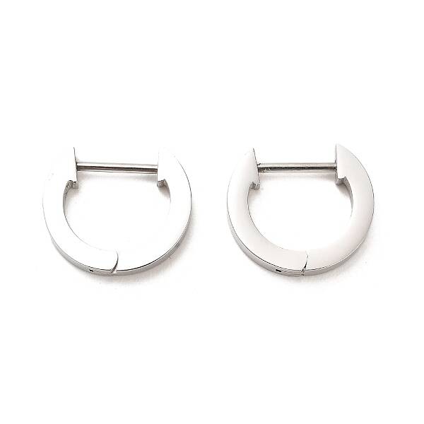 202 Stainless Steel Hoop Earrings