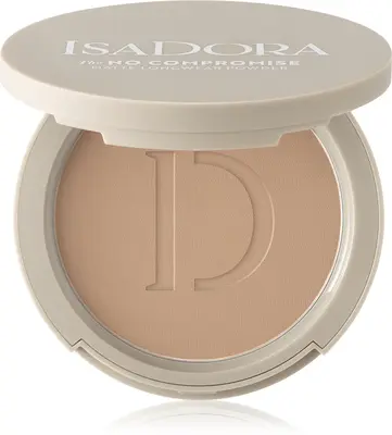 IsaDora The No Compromise Matte compact powder for a matte finish color 68 Neutral Almond 8 g