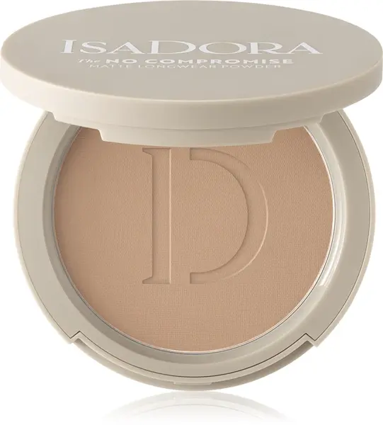 IsaDora The No Compromise Matte compact powder for a matte finish color 68 Neutral Almond 8 g
