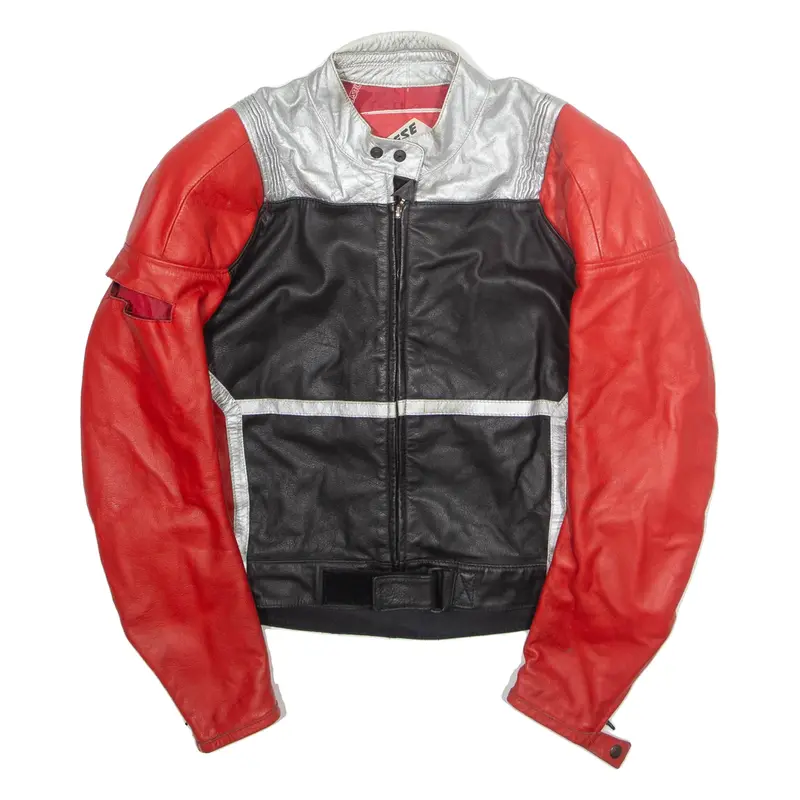 DAINESE Mens Biker Jacket Red M