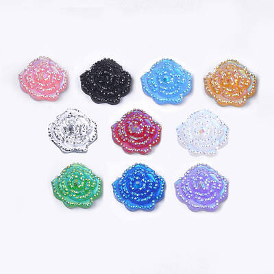 Resin Rhinestone Cabochons