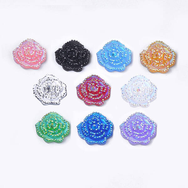 Resin Rhinestone Cabochons