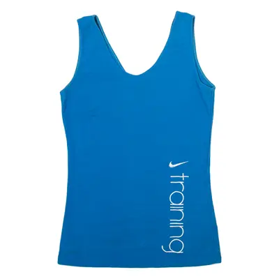 NIKE Training Womens Vest Blue Sleeveless S