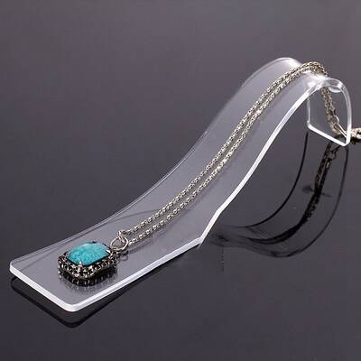 Acrylic Pendant Necklace Jewelry Display Stands